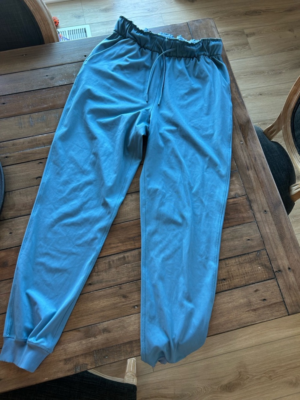 Lululemon Stretch Pull On High Rise Blue Jogger Pants 6 - Picture 6 of 12